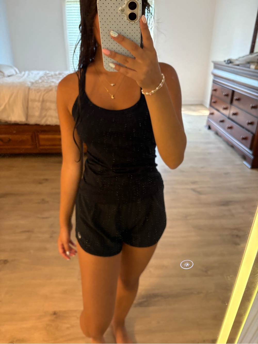 Asics Black Women's Athletic Shorts with Built-In Liner